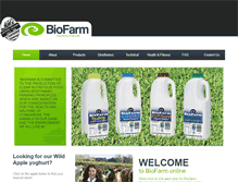 Tablet Screenshot of biofarm.co.nz