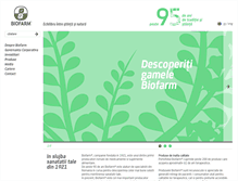 Tablet Screenshot of biofarm.ro